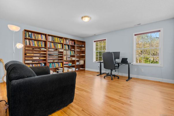 Home Office, Interior, Wood Texture Flooring