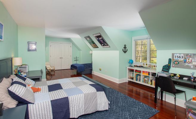 Bedroom, Interior, Wood Texture Flooring