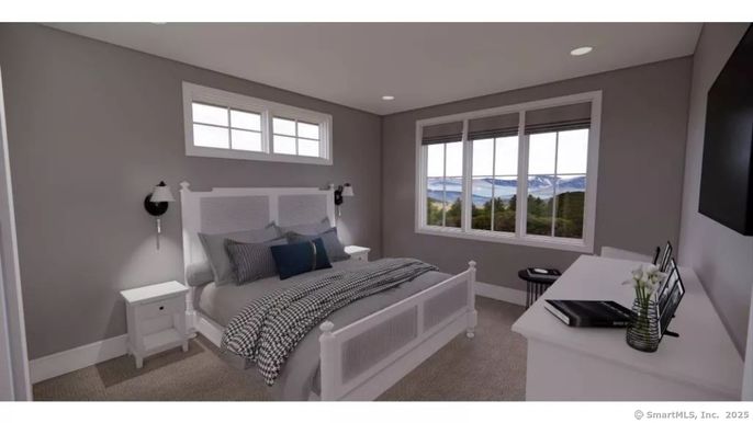 Bedroom, Interior, Recessed Lighting