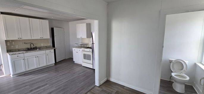 Interior, Kitchen, Wood Texture Flooring