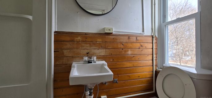 Bathroom, Interior, Wooden Walls