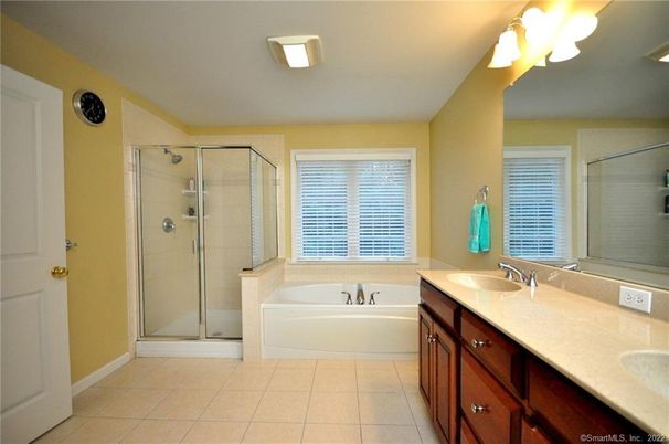 Bathroom, Dual Sink Vanities, Glass Shower, Interior