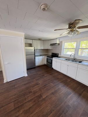 Interior, Kitchen, Wood Texture Flooring