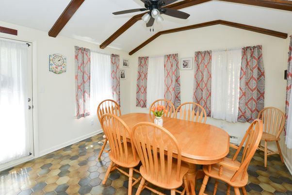 Dining room, Interior, Wooden Beams