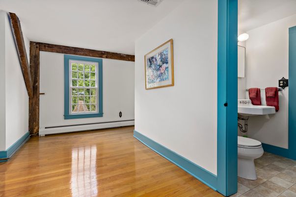 Bathroom, Interior, Wood Texture Flooring