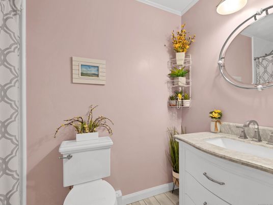 Bathroom, Interior, Wood Texture Flooring