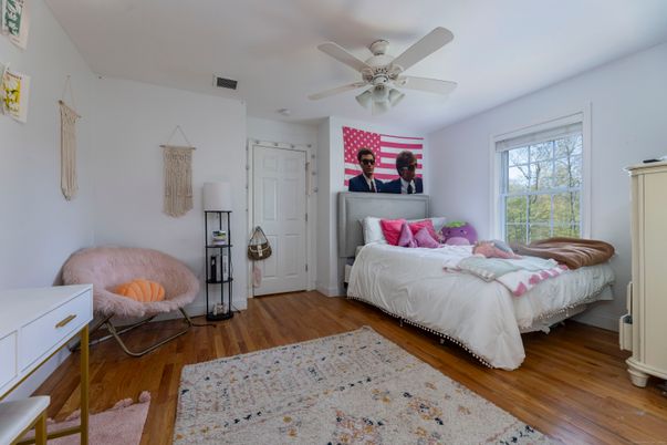 Bedroom, Interior, Wood Texture Flooring