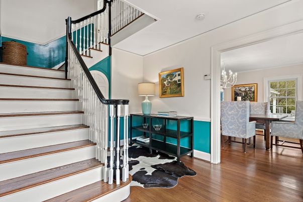 Chandelier, Home Office, Interior, Wood Texture Flooring