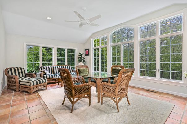 Dining room, Interior, Living room, Recessed Lighting, Sun Room