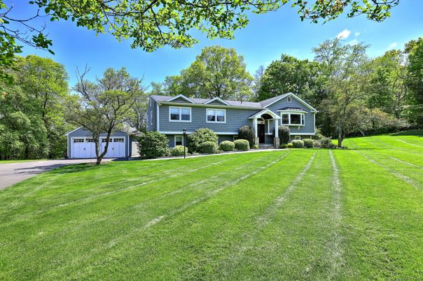 Attached, Backyard, Detached Garage, Exterior, Facade, Raised Ranch