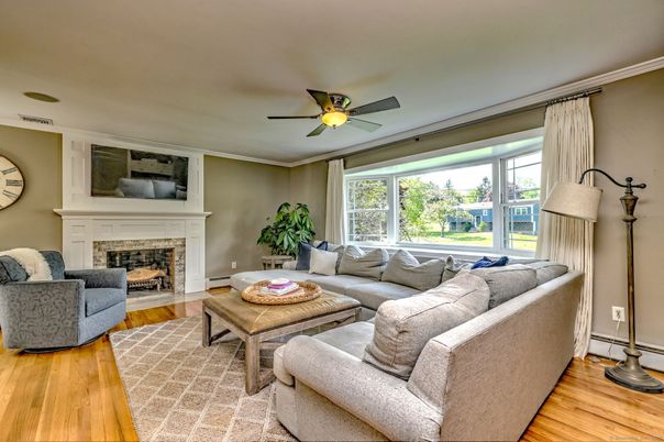 Fireplace, Interior, Living room, Wood Texture Flooring