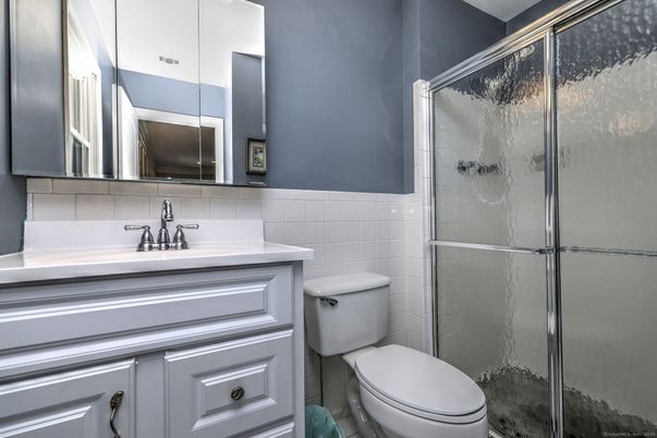 Bathroom, Glass Shower, Interior