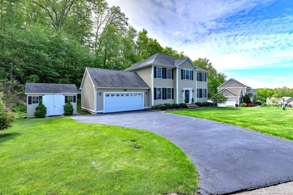 Attached, Backyard, Exterior, Facade, Farmhouse