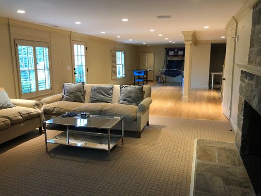 Fireplace, Interior, Living room, Recessed Lighting