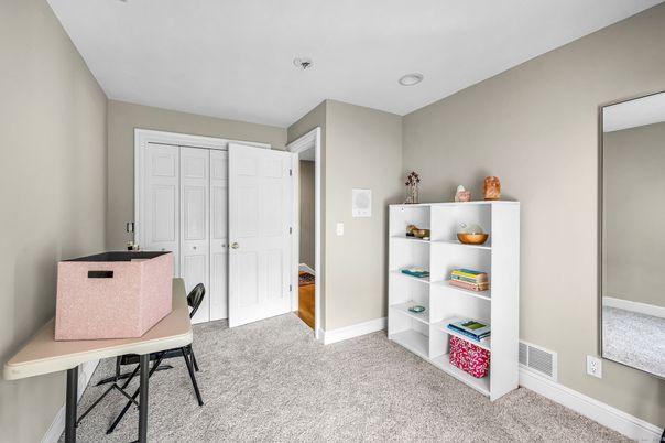 Home Office, Interior, Recessed Lighting