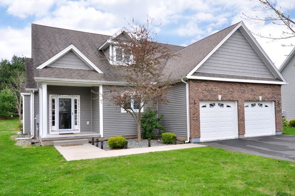 Attached, Exterior, Facade, Brick Facade, Cape Cod