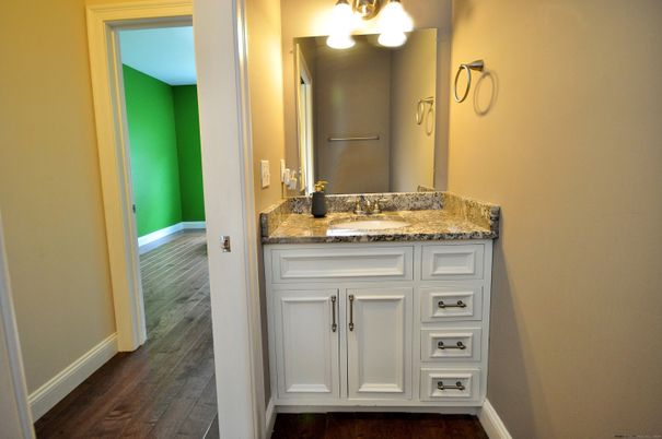 Bathroom, Interior, Wood Texture Flooring
