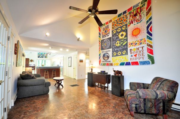 Interior, Living room, Recessed Lighting
