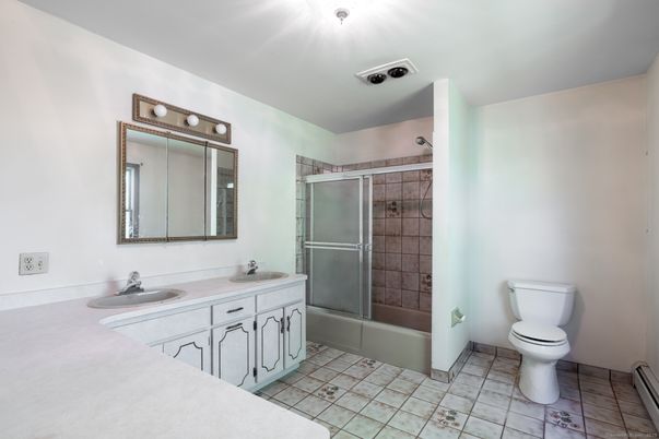 Bathroom, Dual Sink Vanities, Glass Shower, Interior