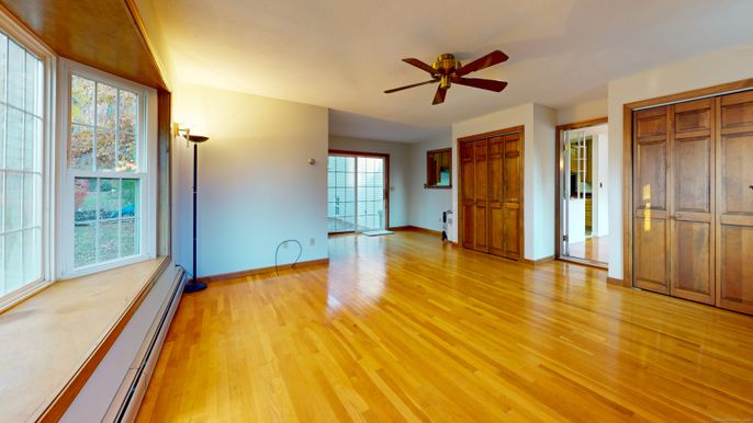 Empty room, Interior, Wood Texture Flooring