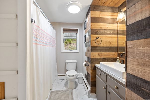 Bathroom, Interior, Marble, Wooden Walls
