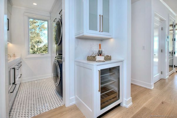 Interior, Recessed Lighting, Utility Closets, Washer, Wood Texture Flooring