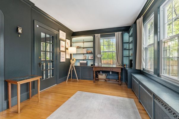 Home Office, Interior, Wood Texture Flooring