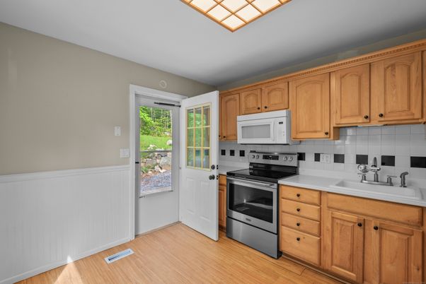 Interior, Kitchen, Wood Texture Flooring