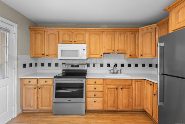 Interior, Kitchen, Wood Texture Flooring