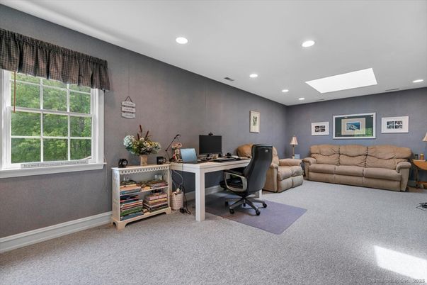 Home Office, Interior, Recessed Lighting