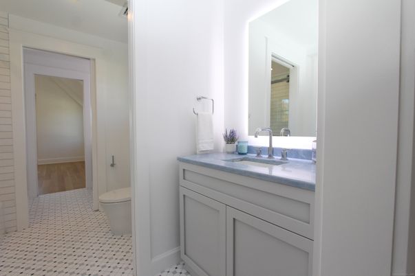 Bathroom, Interior, Wood Texture Flooring