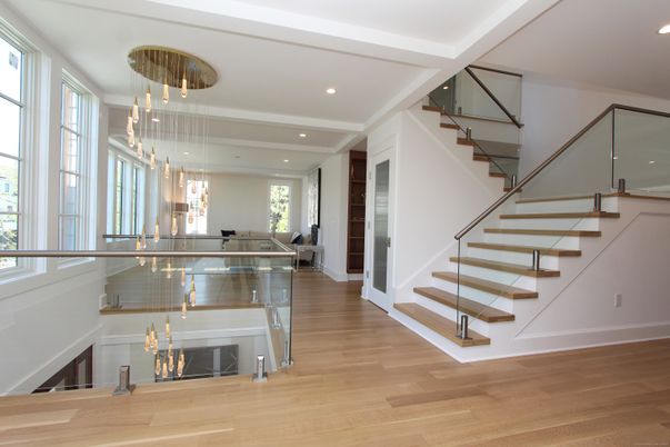Interior, Pendant Lights, Recessed Lighting, Wood Texture Flooring