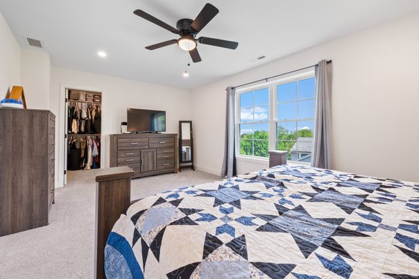 Bedroom, Interior, Recessed Lighting