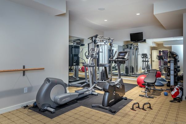 Fitness Equipment, Interior, Recessed Lighting