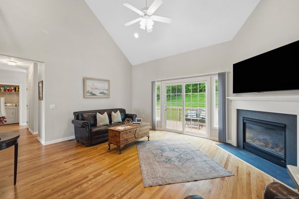 Fireplace, Interior, Wood Texture Flooring