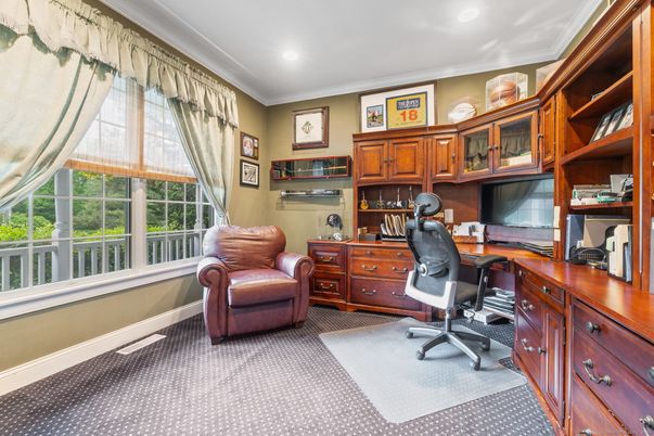 Home Office, Interior, Recessed Lighting