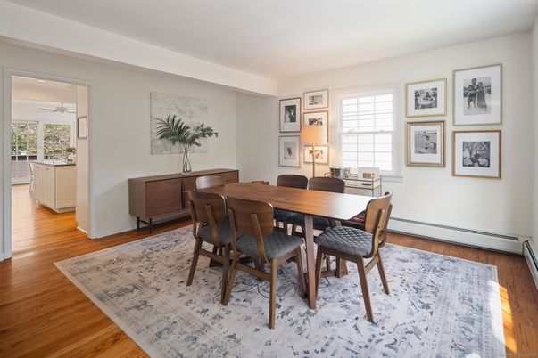 Dining room, Interior, Wood Texture Flooring