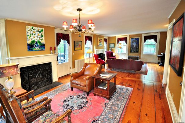 Chandelier, Fireplace, Interior, Living room, Wood Texture Flooring