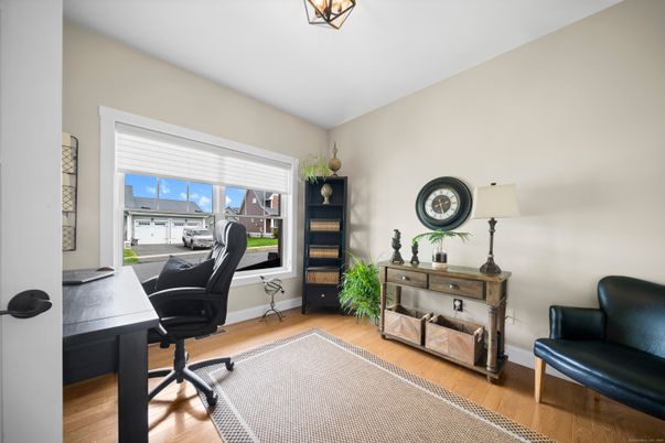Home Office, Interior, Wood Texture Flooring