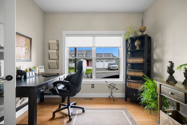 Home Office, Interior, Wood Texture Flooring