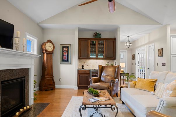 Fireplace, Interior, Living room, Wood Texture Flooring