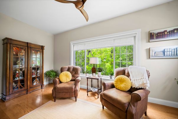 Home Office, Interior, Wood Texture Flooring