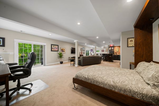 Bedroom, Home Office, Interior, Recessed Lighting