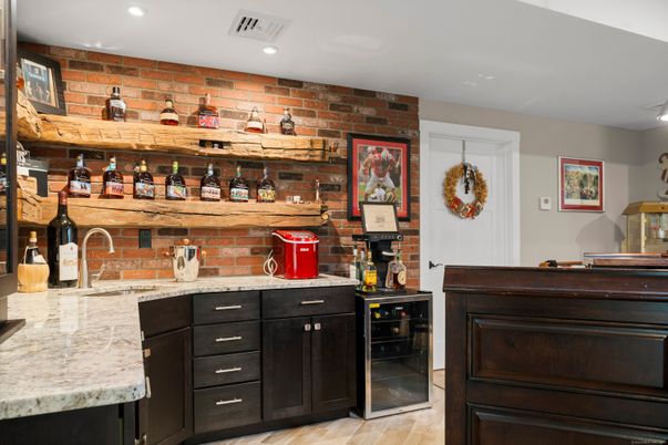 Interior, Recessed Lighting, Stone Walls