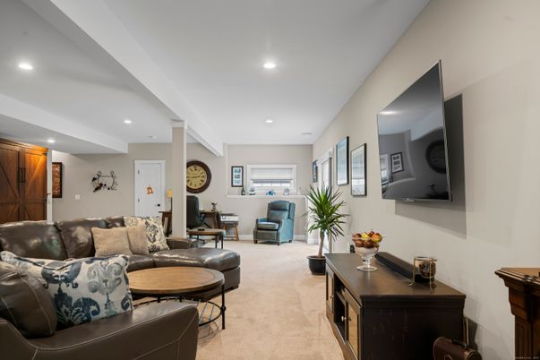 Interior, Living room, Recessed Lighting