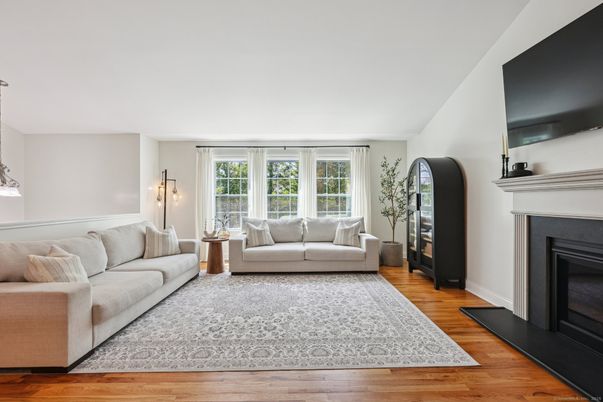 Fireplace, Interior, Living room, Wood Texture Flooring