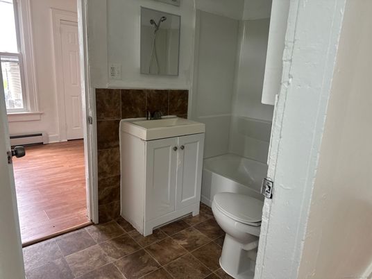 Bathroom, Interior, Wood Texture Flooring