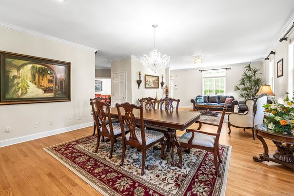Chandelier, Dining room, Interior, Living room, Wood Texture Flooring