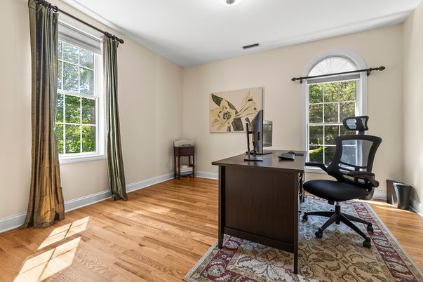 Home Office, Interior, Wood Texture Flooring