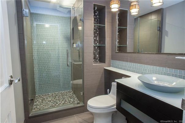 Bathroom, Glass Shower, Interior